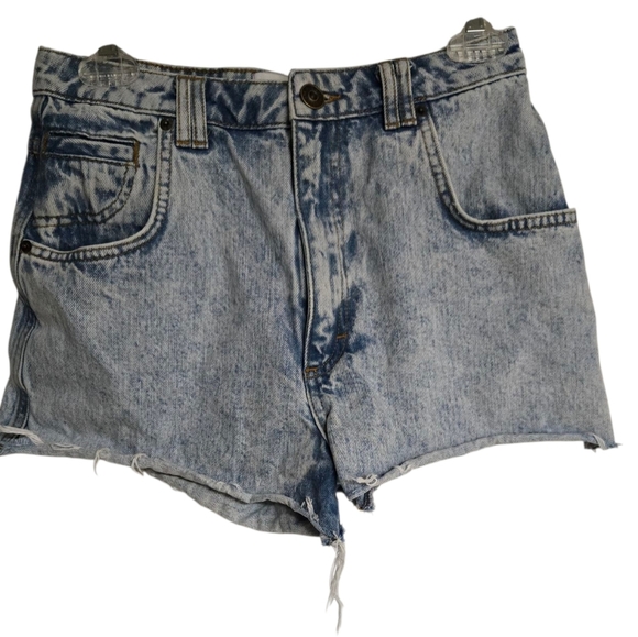 BDG Denim Blue Women's Shorts 27 Distressed - Picture 1 of 4
